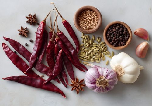 牛骨スープに合うよう独自に調合したスパイス。上野広小路から徒歩一分。濃厚な牛骨の旨味が味わえる牛骨ラーメン専門店。