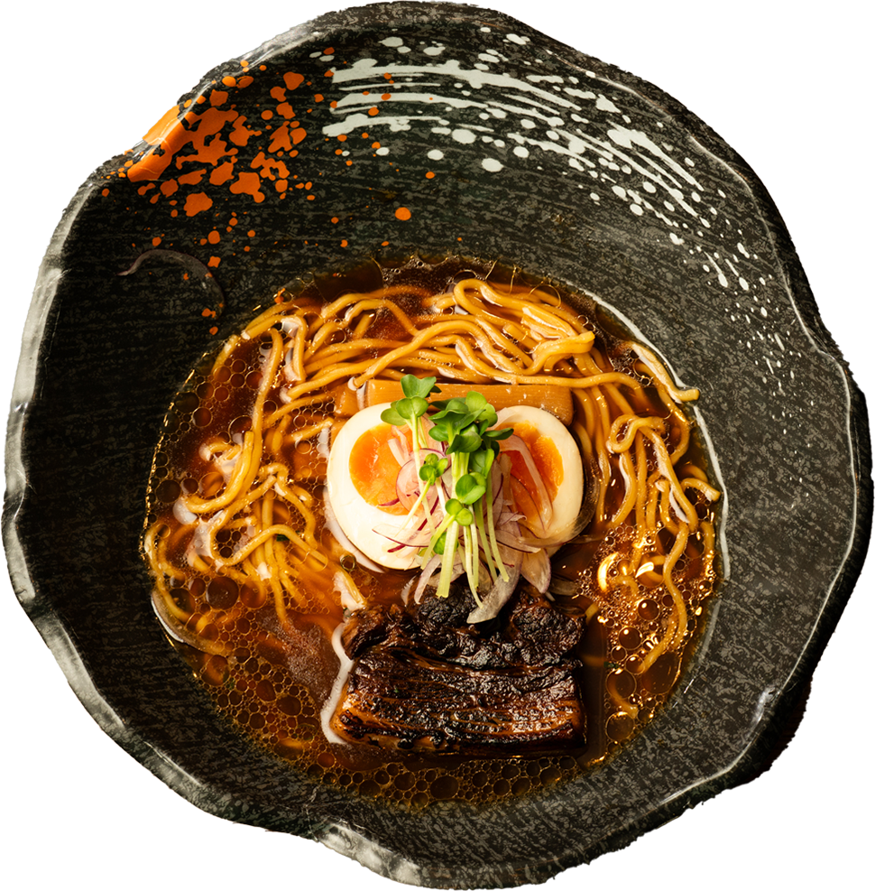 牛骨醤油味玉チャーシューラーメン。上野広小路から徒歩一分。濃厚な牛骨の旨味が味わえる牛骨ラーメン専門店。